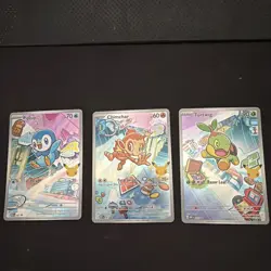 Pokemon TCG First Partner Illustration Collection Series 1 Sinnoh Starters - Image 1