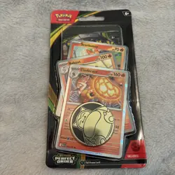 Pokemon TCG Mega Evolution Perfect Order Premium Checklane Cinderace Blister Pk - Image 1