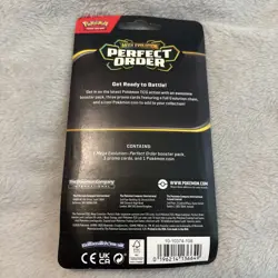 Pokemon TCG Mega Evolution Perfect Order Premium Checklane Cinderace Blister Pk - Image 2