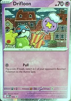 Drifloon - 005 005 Holo Promo ME: Mega Evolution Promo Pokemon Holo Near Mint - Image 2