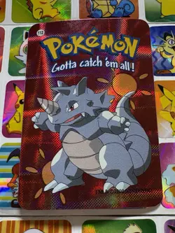 Pokemon 151 Vintage Pocket Monsters Vending HOLO Prism Sticker 2000 Nintendo - Image 3
