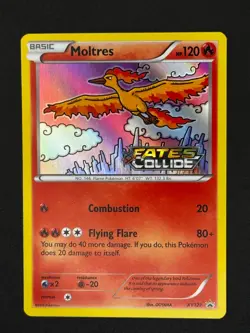 Pokemon TCG: Moltres - Fates Collide XY127 Prerelease Promo - LP - Image 2