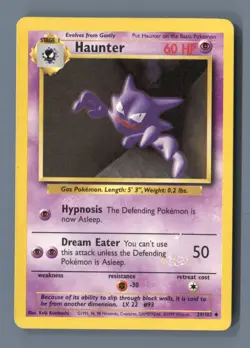Haunter 43/130 Uncommon Base Set 2 Pokemon Lightly Played - Image 1