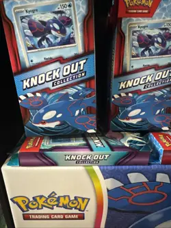 45 POKEMON KNOCK OUT COLLECTION PACK LOT + RETAIL DISPLAY STAND Suicune Kyogre - Image 3