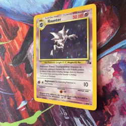 Pokemon TCG Haunter Fossil 6/62 Holo Unlimited Rare LP/NM Condition - Image 2
