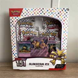 Pokemon Scarlet & Violet 151 Alakazam EX Collection Box Promo Booster - Image 1