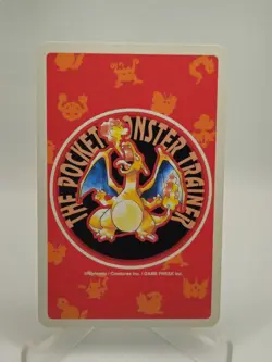 Machop Three Of Clubs Pokemon Vintage Poker Playing Card Charizard Red 1996 - Image 2