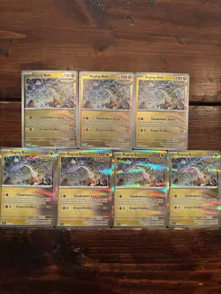 (7) Pokemon TCG Raging Bolt 111/142 Holo & Reverse Holo LOT! Stellar Crown - Image 1