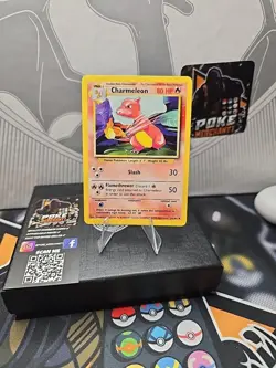 4th Edition Pokemon TCG Charmeleon Base Set 24/102 Regular 1999-2000 Wizards - Image 1