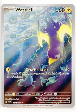 Pokemon Card wattrel 178/167 twilight masquerade full art special illustration - Image 1