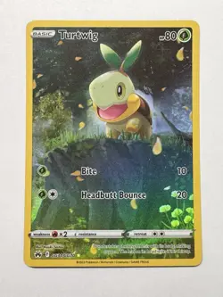 Pokemon TCG - Turtwig - Crown Zenith GG31/GG70 Galarian Gallery Holo Full Art - Image 1