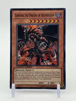 Yu-Gi-Oh! Gandora The Dragon Of Destruction Super Rare Limited CT07-EN020 NM - Image 1