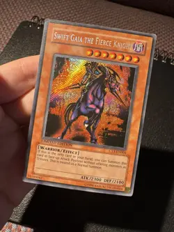 Yugioh Swift Gaia The Fierce Knight CT1-EN004 Misprint Super Rare MP - Image 3