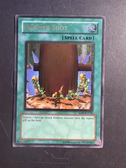 Yugioh SOD-EN038 Hammer Shot Ultimate Rare Unlimited Vintage LP - Image 1