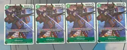 Kikunojo EB04-012 SR The Azure Seas Seven PLAYSET (4) One Piece CCG ENGLISH OP14 - Image 1