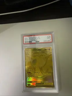 2025 MEGA CHARIZARD X EX HYPER RARE GOLD PHANTASMAL FLAMES POKEMON PSA 9 #130 - Image 1