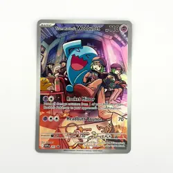 Team Rockets Wobbuffet Black Star Promo SVP203 Pokemon Card Destined Rivals S&V - Image 1