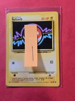 1999 Pokemon Base Unlimited #67 Voltorb (Poke Ball) COR, C, NF/H, cd1 - Image 3