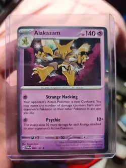 Alakazam 082/167 Holo Rare - Twlight Masquerade Pokemon Card - Image 1