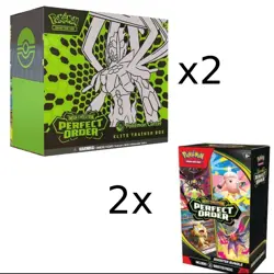 Pokemon Perfect Order x2 Pokemon Center ETBs PC & x2 Booster Bundles - Image 2