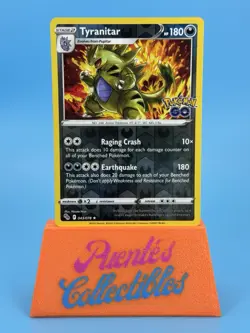 Tyranitar 043/078 Reverse Holo Pokemon Go NM - Image 1