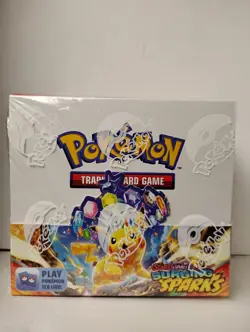 New Sealed Pokemon TCG Scarlet & Violet Surging Sparks Booster Box 2024 - Image 1