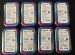Pokemon TCG Scarlet Violet Prismatic Evolutions Mini Tin Lot Of 8 New & Sealed - Image 2