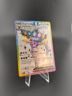 Pokemon TCG Espeon EX 175 Black Star Promo Full Art NM - Image 1