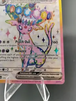 Pokemon TCG Espeon EX 175 Black Star Promo Full Art NM - Image 5