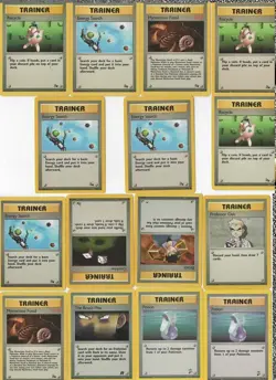 Original Pokemon WOTC Trainer Cards Job Lot of 15 - Image 1