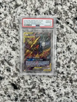 Pokemon TCG Moltres & Zapdos & Articuno GX Black Star Promo Holo PSA 10 #SM210 - Image 1