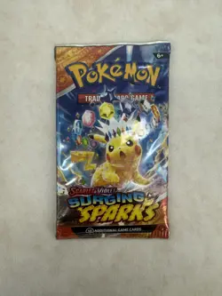 Pokemon TCG Surging Sparks Booster Pack - Sealed [Random Pack Art + 1 Per] - Image 1