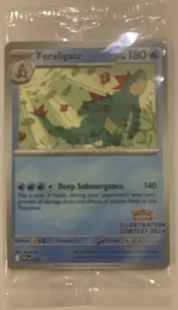 🔥 Pokemon TCG Illustration Contest 2024 🔥 Feraligatr Pikachu Toxtricity Sealed - Image 1
