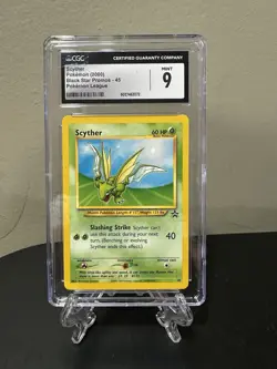 CGC 9 - 2000 Scyther 45 Black Star Promo - ENG Pokemon League - Image 1
