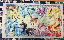Pokemon TCG Eevee Evolutions Standard Playmat Multicolor Rubber Non-Slip - Image 2