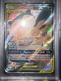 Pokemon TCG Snorlax and Eevee Illustration Promo Card SM169 NM - Image 2