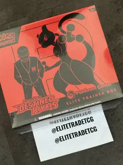 X1 Pokemon Center Destined Rivals Elite Trainer Box ETB MINT In Hand! - Image 2