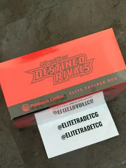 X1 Pokemon Center Destined Rivals Elite Trainer Box ETB MINT In Hand! - Image 5