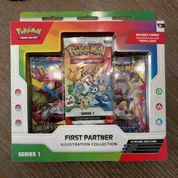 NEW🔥 Pokemon TCG First Partner Illustration Collection (FACTORY SEALED) Series1 - Image 1