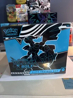 Pokemon Scarlet & Violet Black Bolt ETB Factory Sealed - Image 1