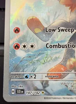 Pokemon TCG Raboot 147/142 Illustration Rare Stellar Crown Holo IR English NM - Image 2
