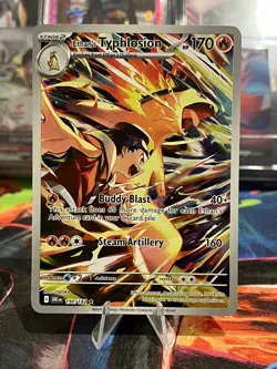 Pokemon TCG - Ethan’s Typhlosion 190/182 - Destined Rivals - Illustration Rare - Image 1