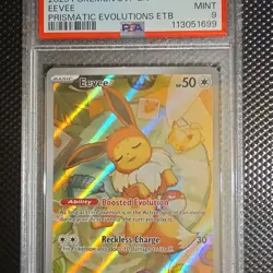 Pokemon TCG Eevee 173 Sv: Scarlet & Violet Promo Holo PSA 9 - Image 1