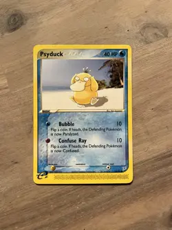 Psyduck Pokemon 2003 EX Team Magma vs Team Aqua e-Reader #44/95 NM - Image 1