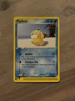 Psyduck Pokemon 2003 EX Team Magma vs Team Aqua e-Reader #44/95 NM - Image 2