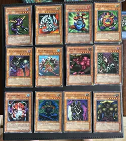 Konami Yu-Gi-Oh! TCG 12 Card Lot Blue-Eyes Toon Dragon, Time Wizard, Toon - Image 1