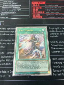 Yu-Gi-Oh Soul Servant Quarter Century Rare Dark Magician 1st Edition - Image 1