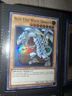 | Yugioh Blue-Eyes White Dragon LCKC-EN001 Ultra Rare NM/M 🔥 | - Image 1