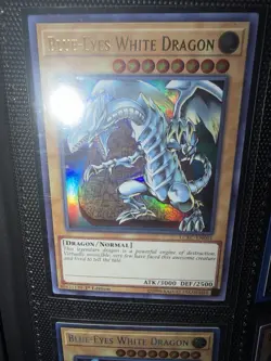| Yugioh Blue-Eyes White Dragon LCKC-EN001 Ultra Rare NM/M 🔥 | - Image 2