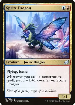 4x Sprite Dragon - NM - Ikoria - SPARROW MAGIC - Image 1